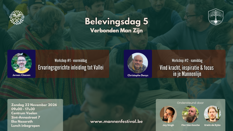 Belevingsdag #5 Verbonden Man Zijn
