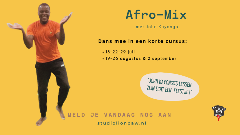 Cursus Afro-Mix 3x - Dansen in verbinding, Dansworkshop