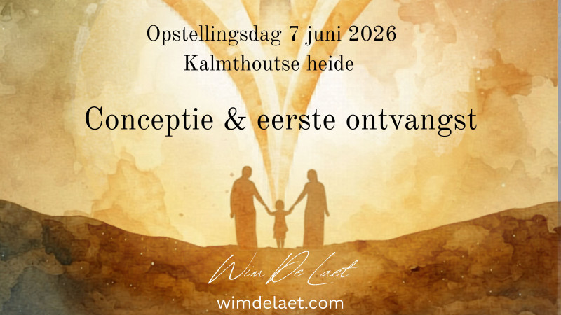 Opstellingsdag Conceptie & eerste ontvangst