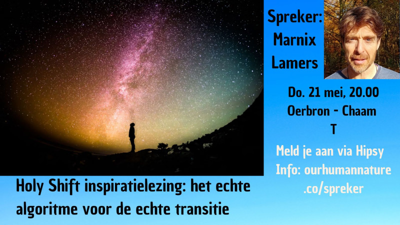 Holy Shift Inspiratielezing: het echte algoritme? Zak er maar in! - Conférence, Conférences expérientielles, Développement spirituel