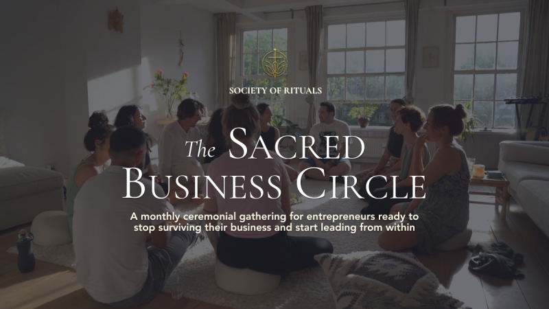The Sacred Business Circle - Persoonlijk Leiderschap, Schaduwwerk, Sjamanisme
