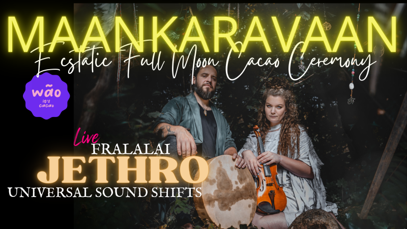 MAANKARAVAAN - Full Worm Moon 🩵 - Volle Maan, Cacao ceremonie, Ecstatic Dance