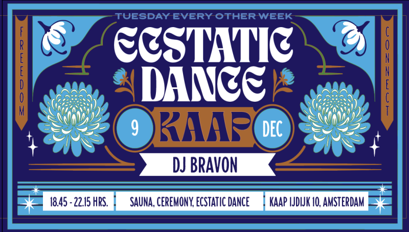 Ecstatic Dance Kaap Amsterdam | DJ Bravon