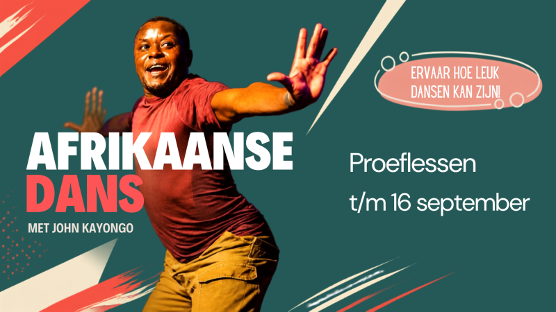 Proefles Afrikaanse dans 16 september