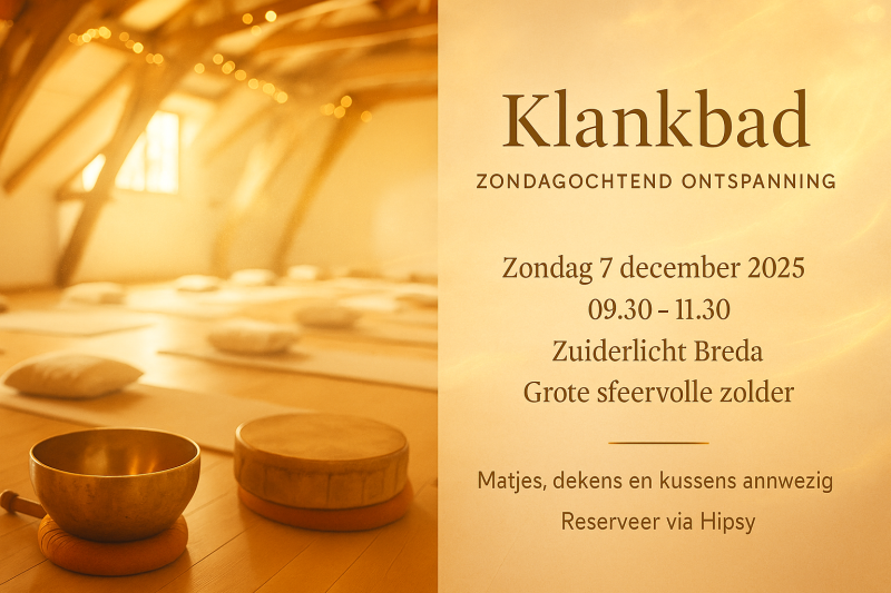 Klankbad Zondagochtend Ontspanning