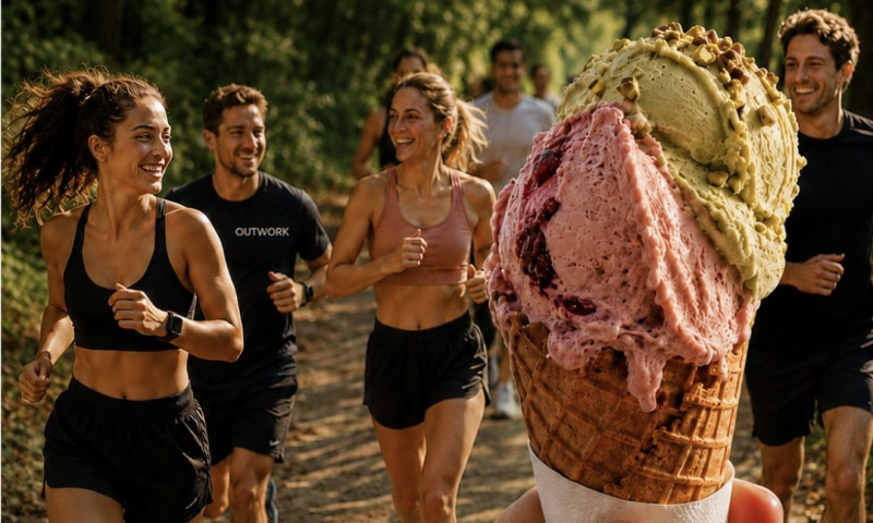 OUTWORK GELATO RUN 2026 - Community-building, Movement