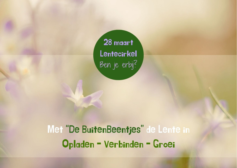 Met de BuitenBeentjes de Lente in: opladen, verbinden, groei
