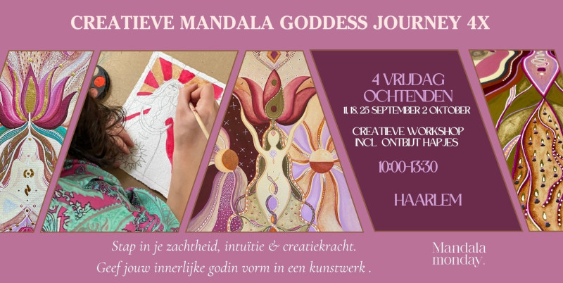 Creëer jouw unieke Mandala Goddess kunstwerk - journey day 1