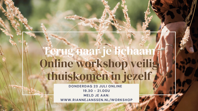 Gratis online workshop – Terug naar je lichaam, terug naar jezelf
