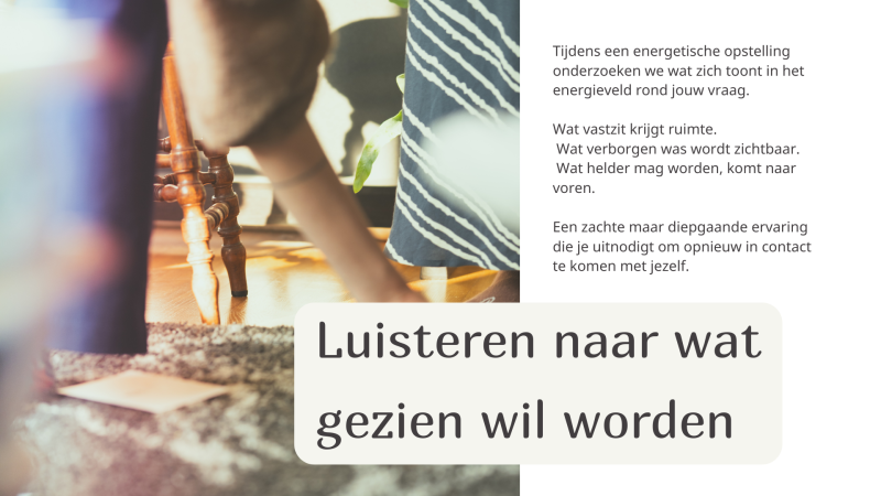Energetische creatie opstellingen