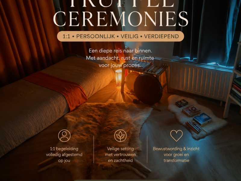 1:1 Truffel ceremonie - Plant Medicine, Truffle Ceremony, Travel