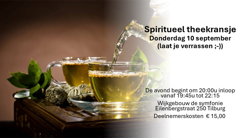 Spiritueel theekransje