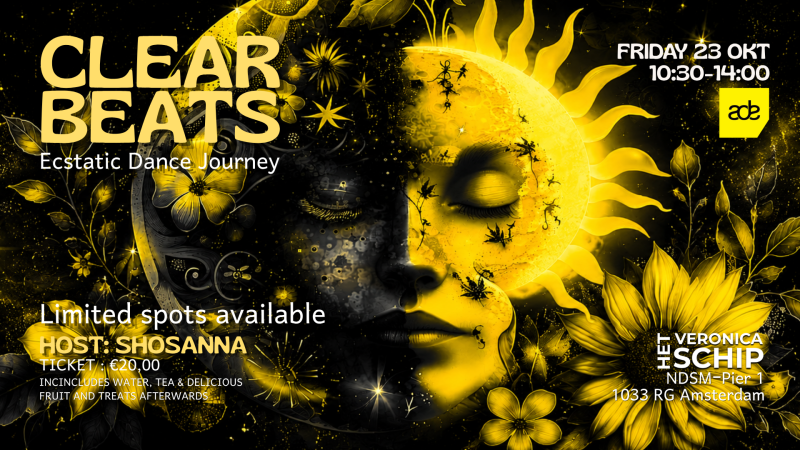 CLEARBEATS ADE SHOWCASE– Ecstatic Dance Journey 23.10.2026 Het Veronic - Ecstatic Dance