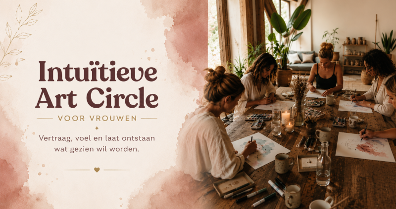 Intuïtieve Art Circle voor vrouwen