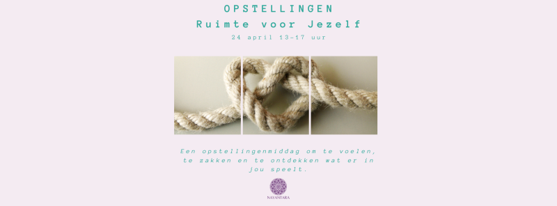 Opstellingenmiddag Ruimte voor jezelf