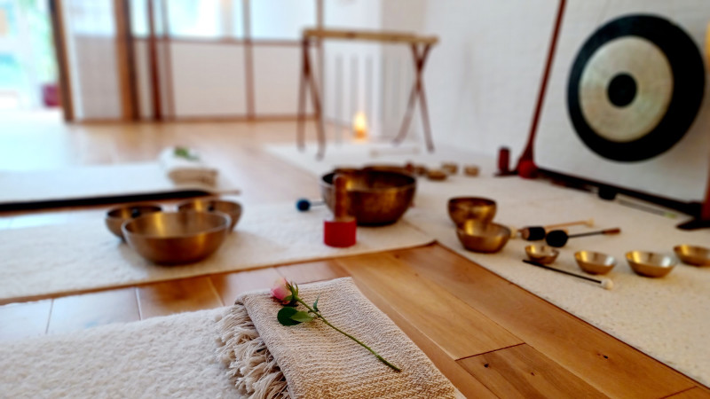 Geleide meditatie met klankschalen