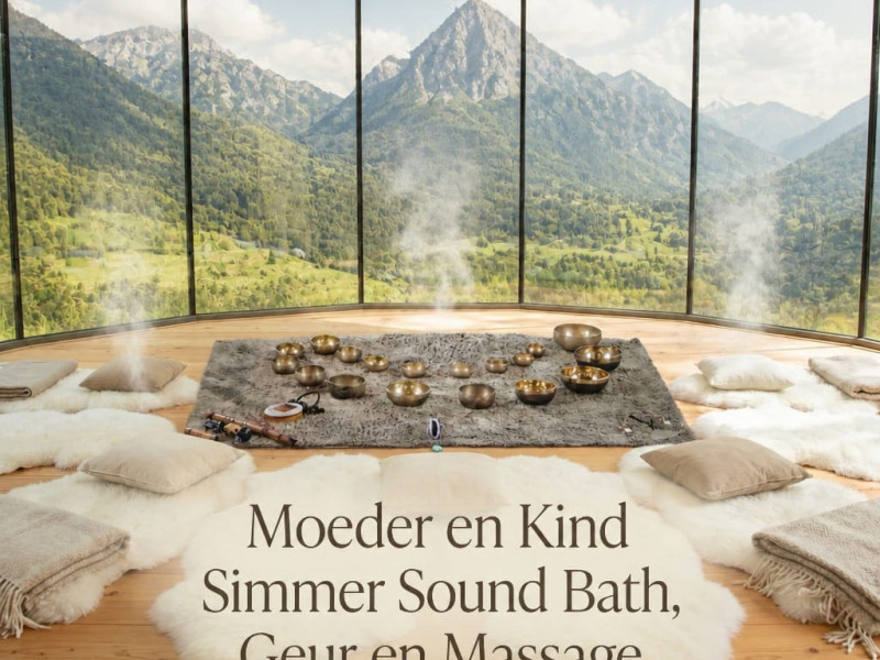 Moeder en Kind | Simmer Soundbath met Geuren en lichte Massage
