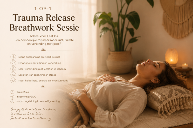 1-op-1 Trauma Release Breathwork Sessie