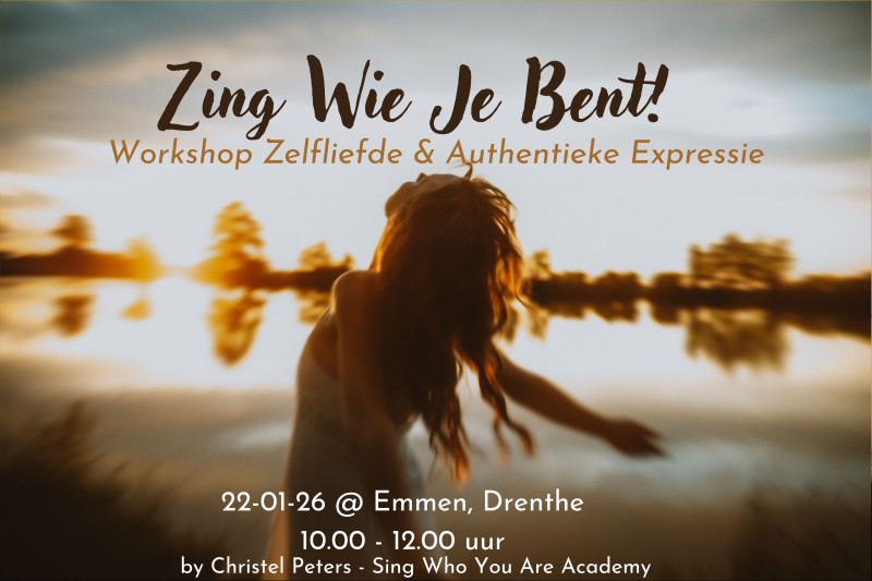 Zing Wie Je Bent! Workshop in Zelfliefde & Authentieke Expressie - Self-expression, Voice Liberation, Voice Expression