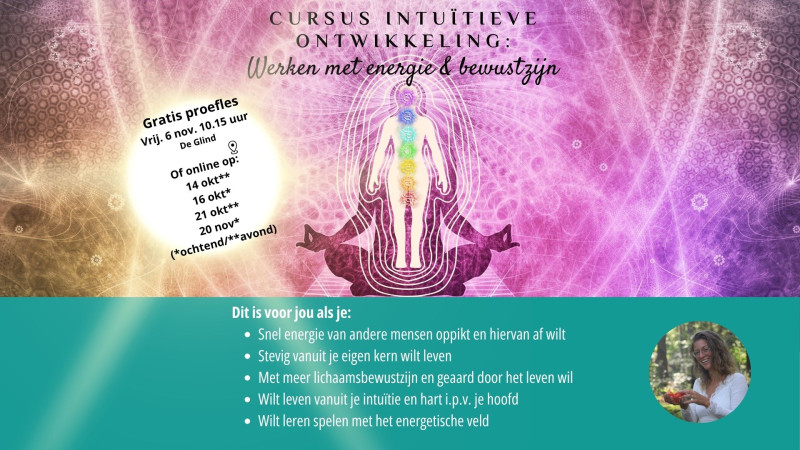 Intro cursus Intuïtieve Ontwikkeling: Werken met Energie & Bewustzijn