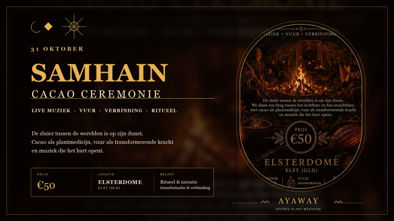 SAMHAIN | CACAO CEREMONIE 🍫🤎