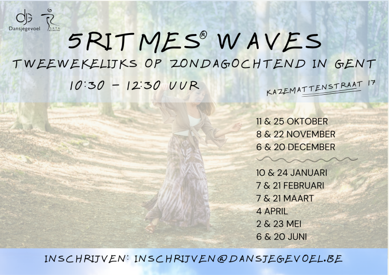 5Rhythms - Sunday Waves Gent