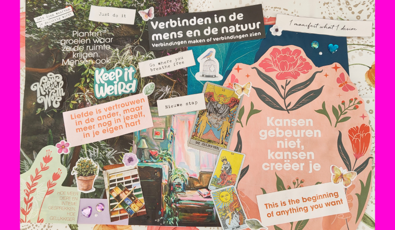 Art journaling in Hillegom