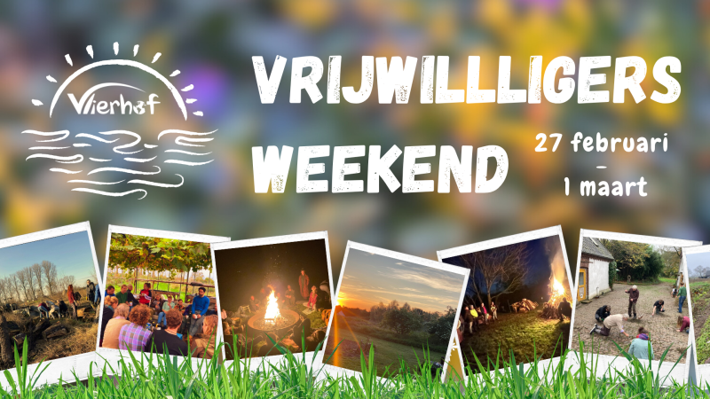 Vlierhof Vrijwilligersweekend Februari/Maart 2026