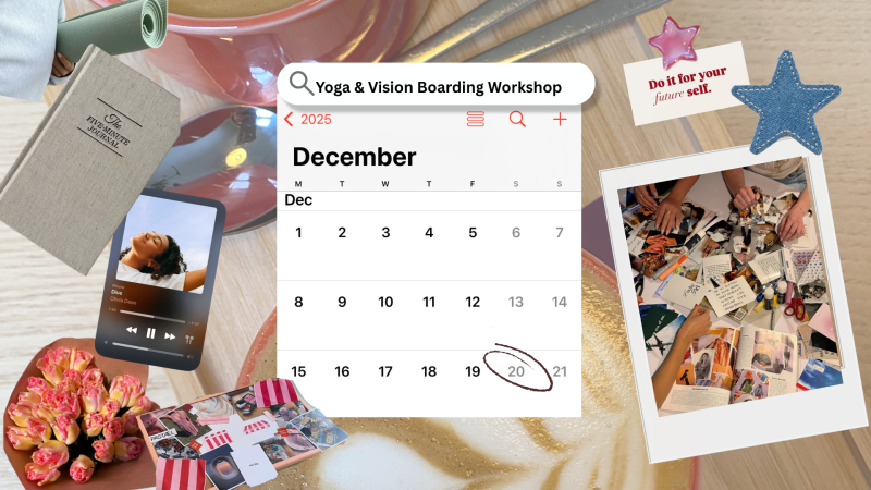Yoga & Vision Boarding Workshop - Yoga, Creativiteit
