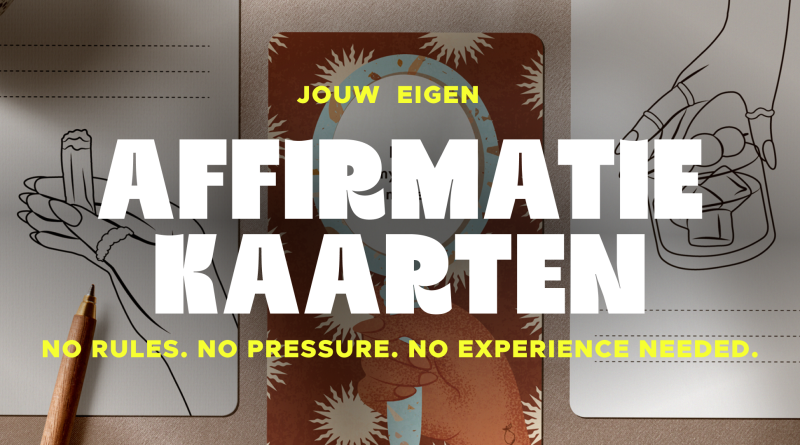 Maak Je Eigen Affirmatie Kaarten