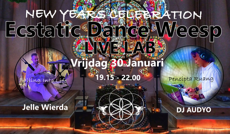 Ecstatic Dance Live Lab met Jelle Wierda & DJ Audyo
