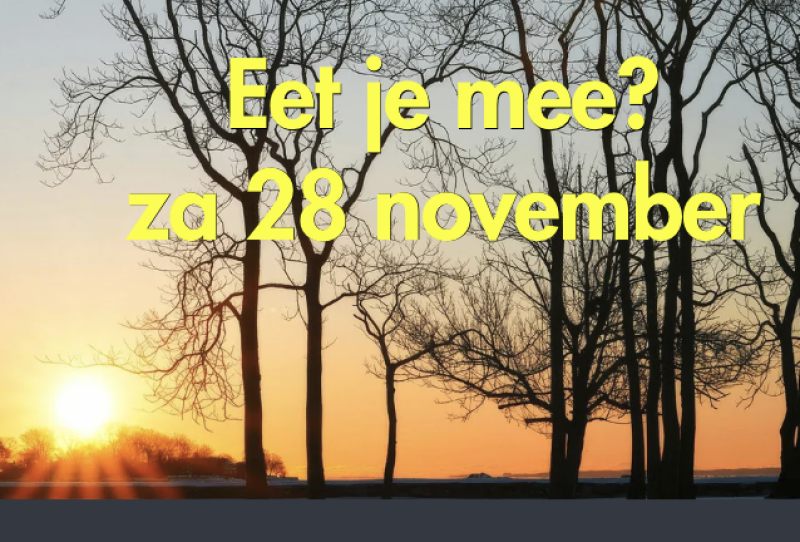 Winter aanschuiftafel