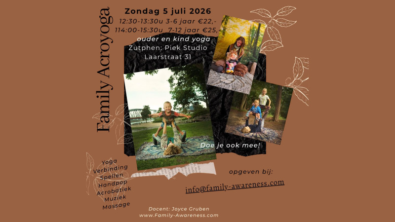 Family Acroyoga, Ouder en kind Yoga