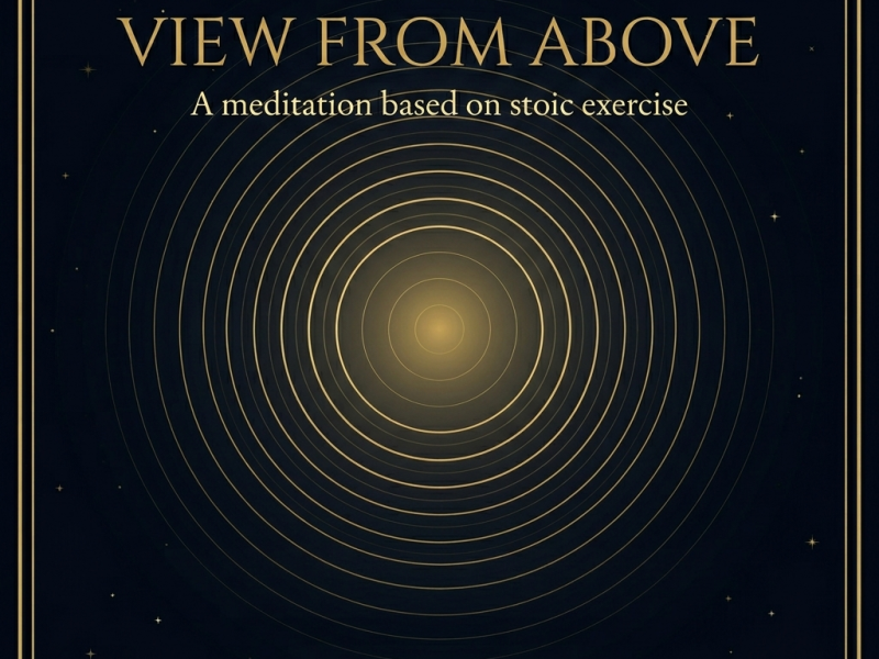Stoic Meditation - View from above