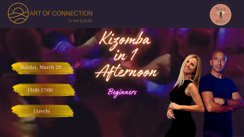 Kizomba Workshop in 1 Afternoon - Beginners  - Intuitive Dance, Dansen in verbinding, Latin Dance
