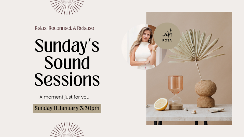 Sunday's Sound Sessions - Introduction Edition - Voyage sonore-bain sonore, Voyage sonore, Guérison par le son