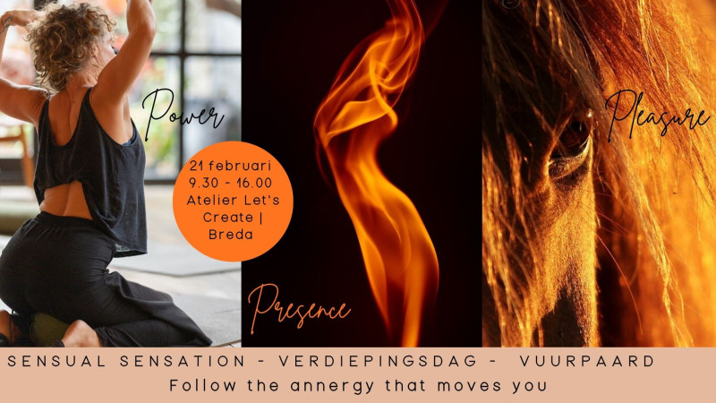 Sensual Sensation Verdiepingsdag - Vuurpaard  - Lichaamswerk, 1-Dags retraite, Zelfexpressie