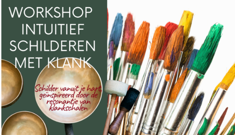 Intuitief schilderen met Klankschalen