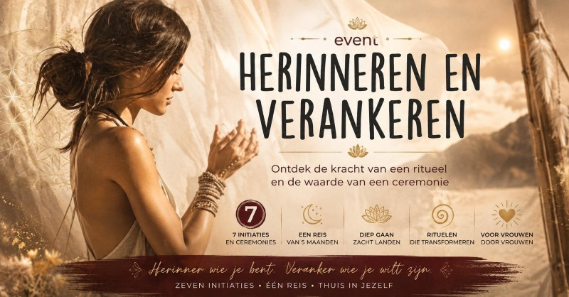 Ceremoniële initiatie reis ~ 7 poorten naar jouw vrouwelijke essentie
