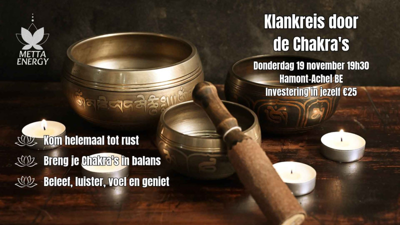 Klankreis door de Chakra's