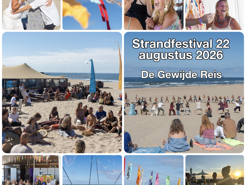Strandfestival De Gewijde Reis | 22 augustus 2026