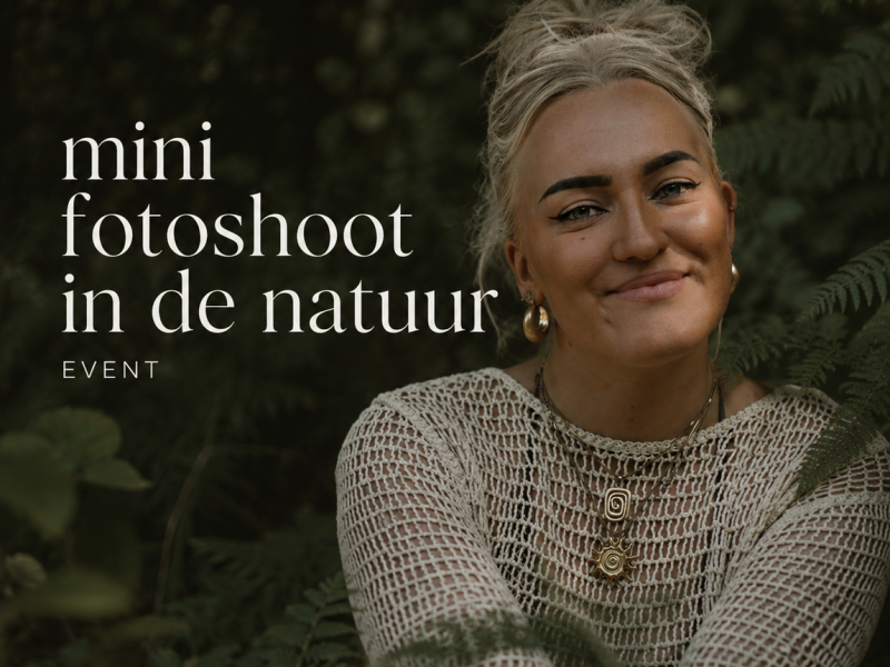 Mini fotoshoot in natuurgebied de Kampina