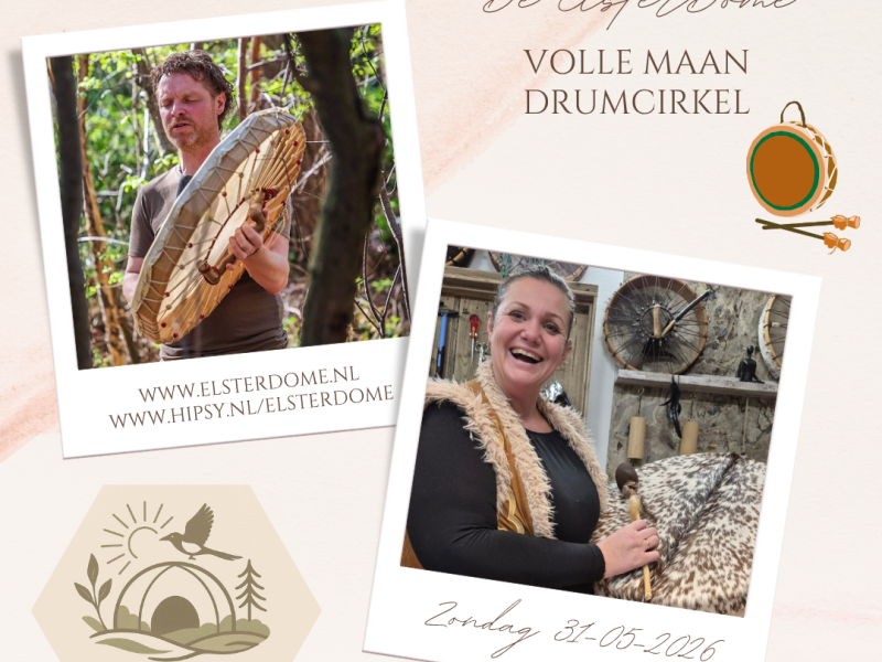 Volle maan Drumcirkel - Drum Circle, Music Evening, Full Moon