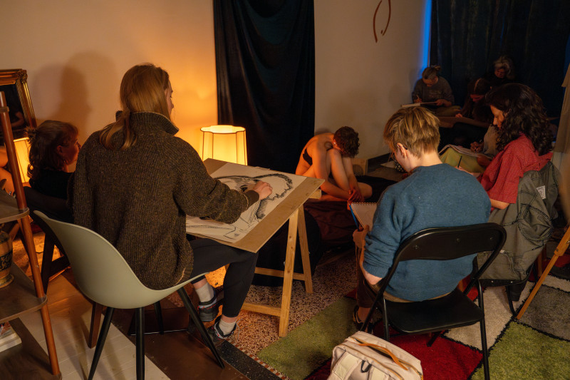 Modeltekensessie - lange pose