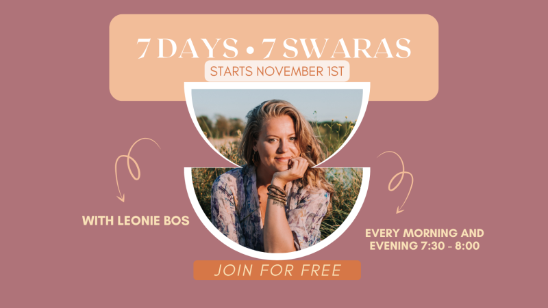FREE 7 Day Online journey - 7 swaras | Leonie Bos