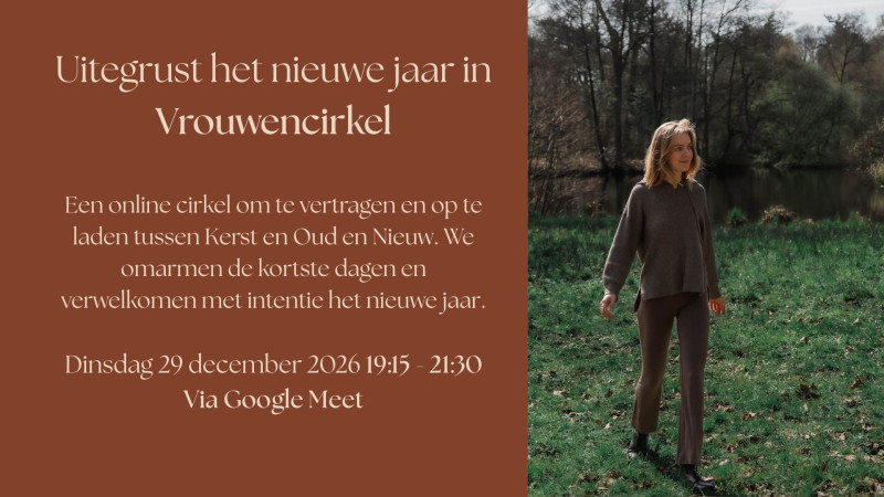 Vrouwencirkel - Uitgerust het nieuwe jaar in (Online)
