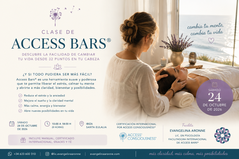 Formación Access Bars® en Ibiza | Certificación Internacional