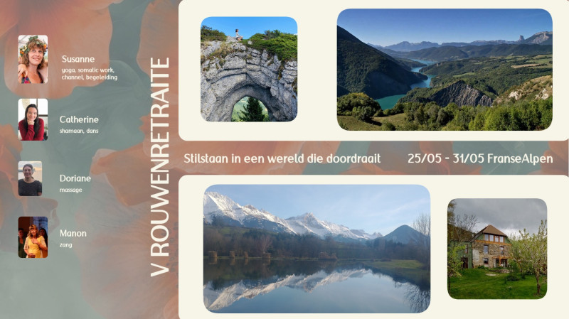 VROUWENRETRAITE - stilstaan in een wereld die doordraait