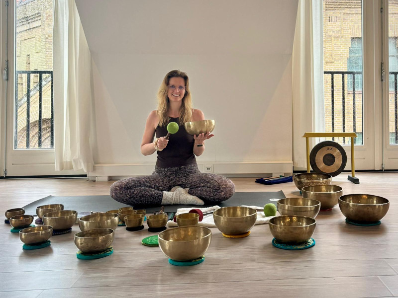 Dreamy Yin met Klankschalen  - Yoga, Voyage sonore-bain sonore, Coupes chantantes
