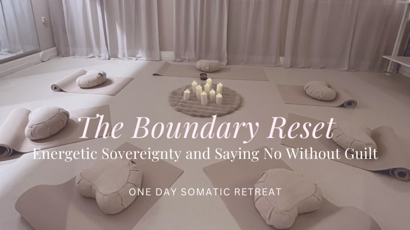 The Boundary Reset: Energetic Sovereignty and Saying No Without Guilt